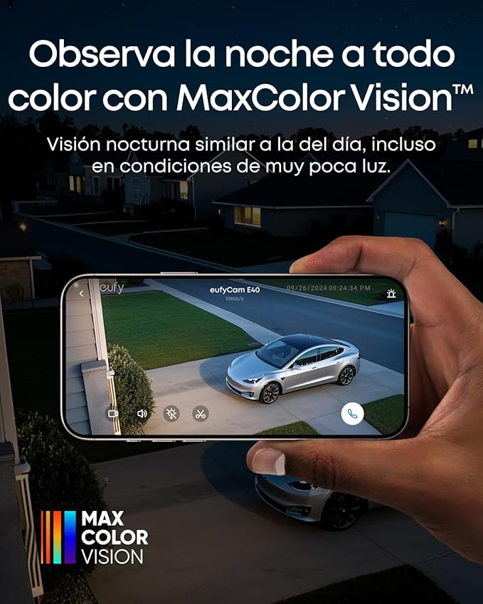 eufy Security eufyCam E40 Camara vigilancia WiFi Exterior Solar