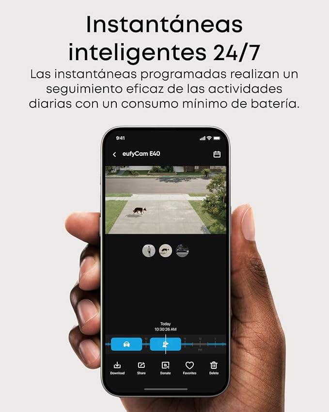 eufy Security eufyCam E40 Camara vigilancia WiFi Exterior Solar