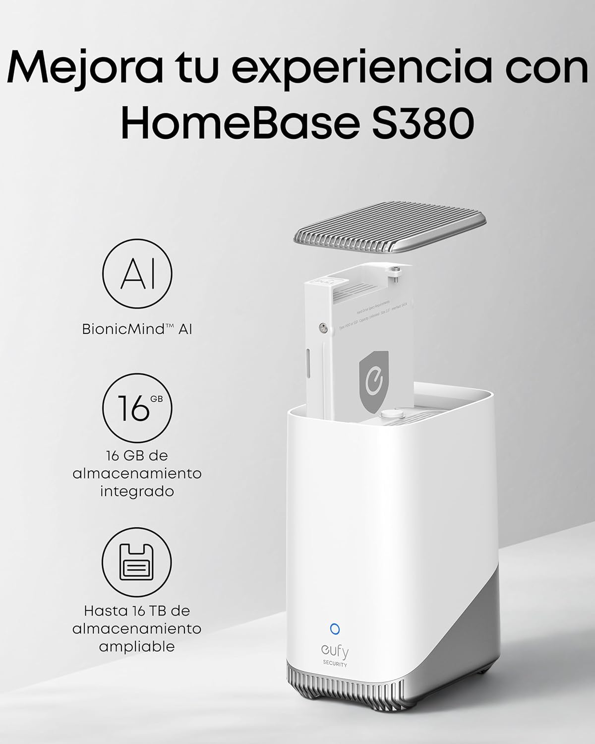 eufy Security eufyCam E40 Camara vigilancia WiFi Exterior Solar