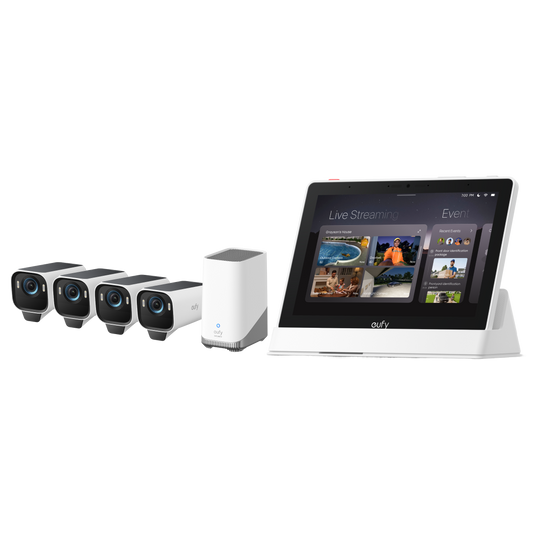 eufy Smart Display + Kit de 4 eufyCam S3 Pro