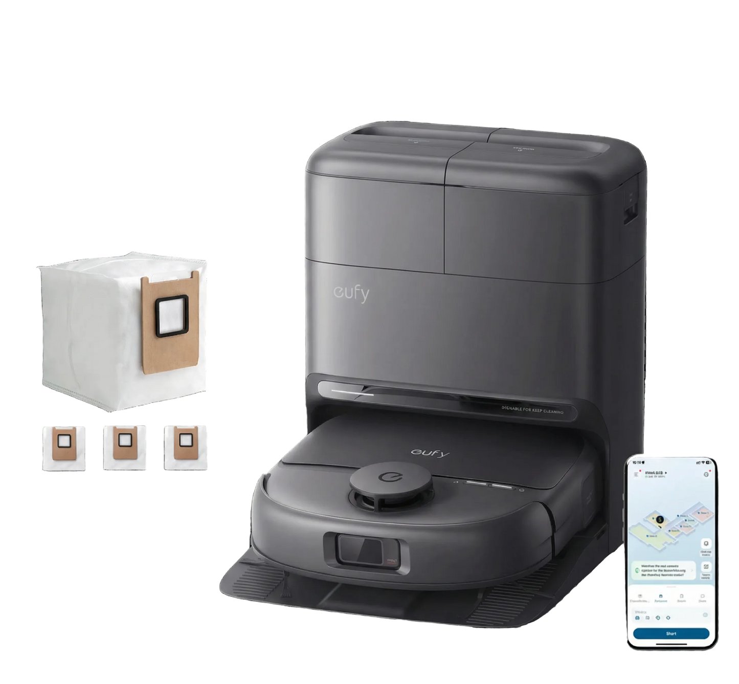 eufy C28 Omni Robot Aspirador + Bolsa de Polvo*3