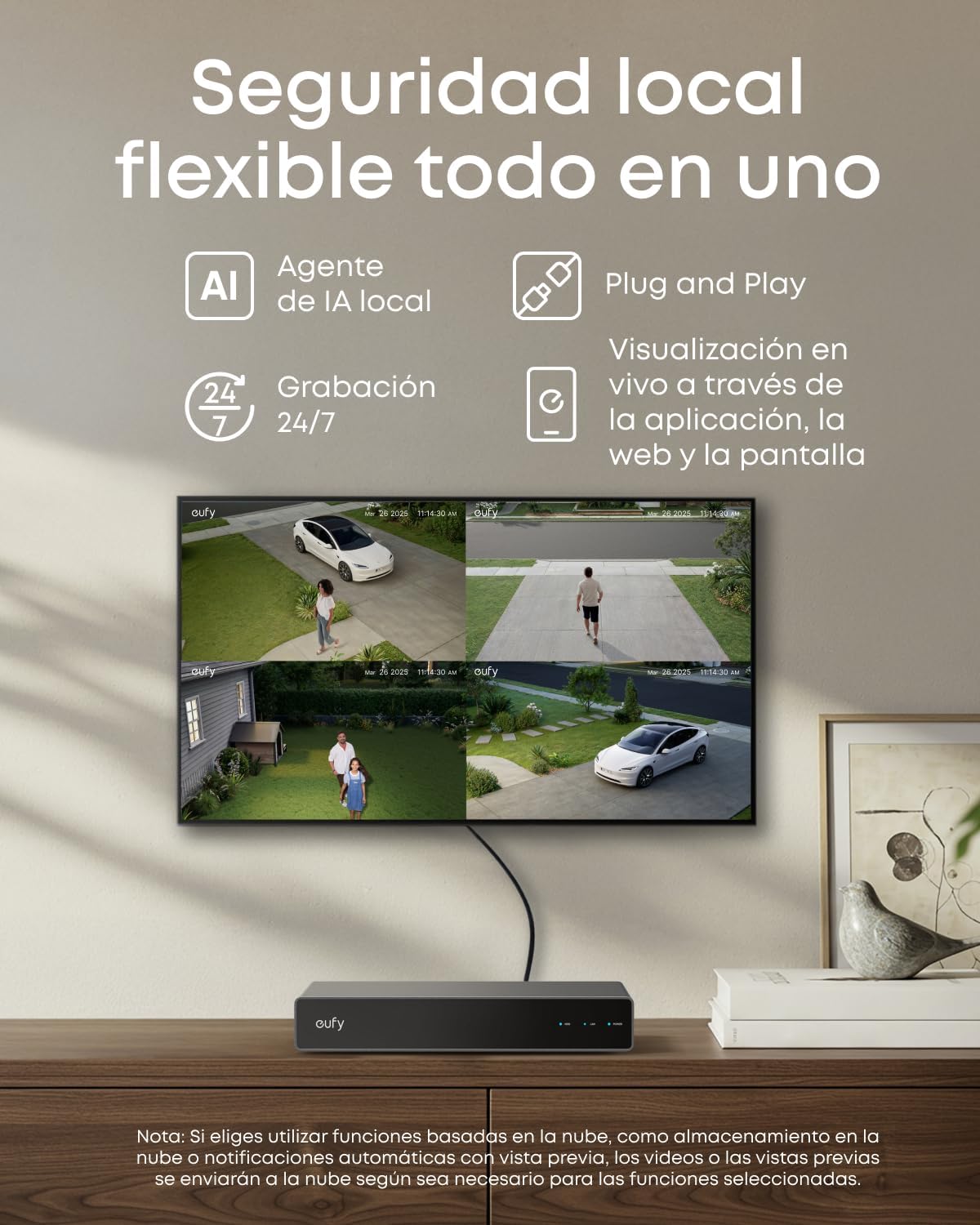 Sistema de seguridad eufy PoE NVR