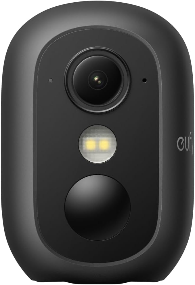 eufy Security eufyCam, cámara de vigilancia exterior, batería de 180 días, HD 1080p, visión nocturna, compatible con HomeKit